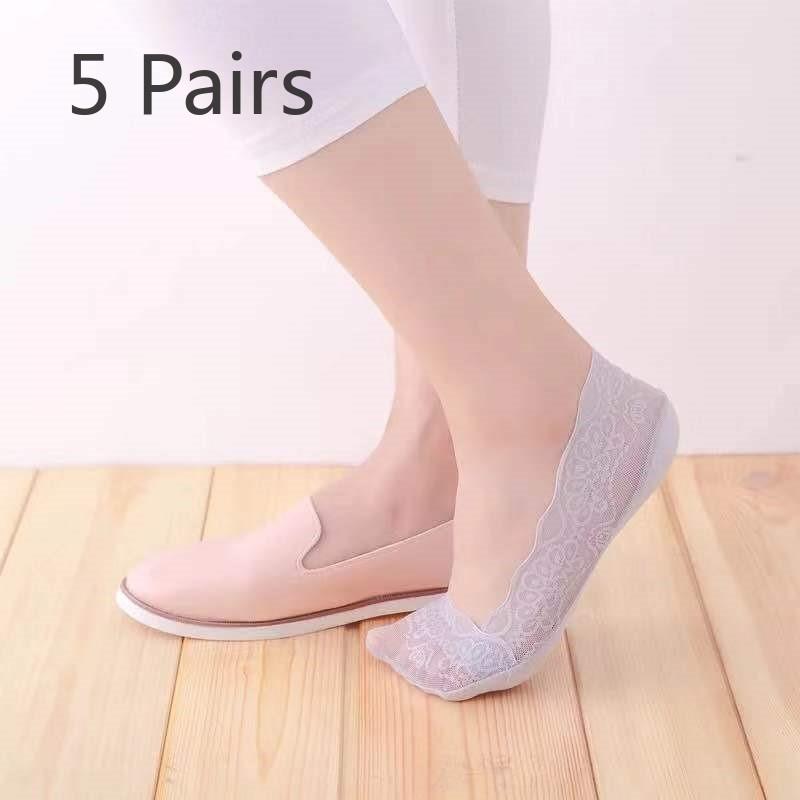 5 пар женских кружевных носков-лодочек, силиконовые нескользящие, противоскользящие, большого размера, летние, тонкие, с мелким носком, невидимые носки 5 Pairs серый
5 пар женских кружевных носков-лодочек, силиконовые нескользящие, противоскользящие, большого размера, летние, тонкие, с мелким носком, невидимые носки 5 Pairs серый