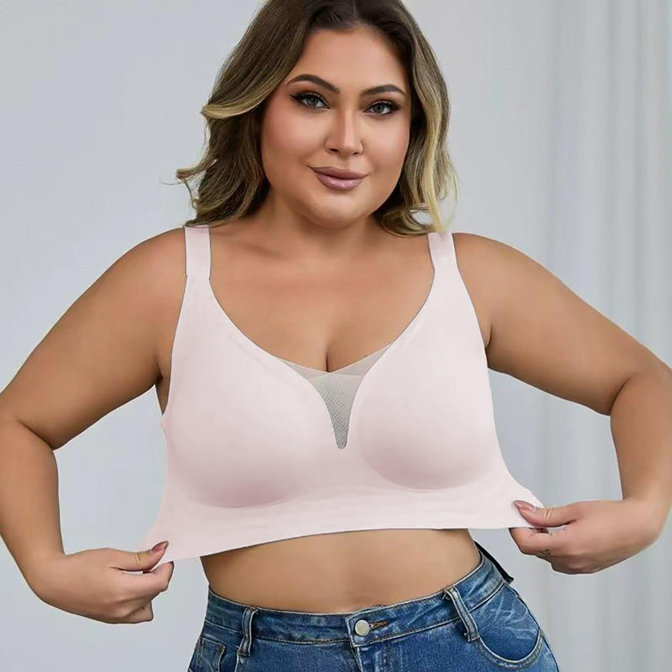Large size underwear, seamless beauty back, no steel ring, gathering, anti-sagging, fattening, enlarged vest, bra. 4XL хакі
Large size underwear, seamless beauty back, no steel ring, gathering, anti-sagging, fattening, enlarged vest, bra. 4XL хакі