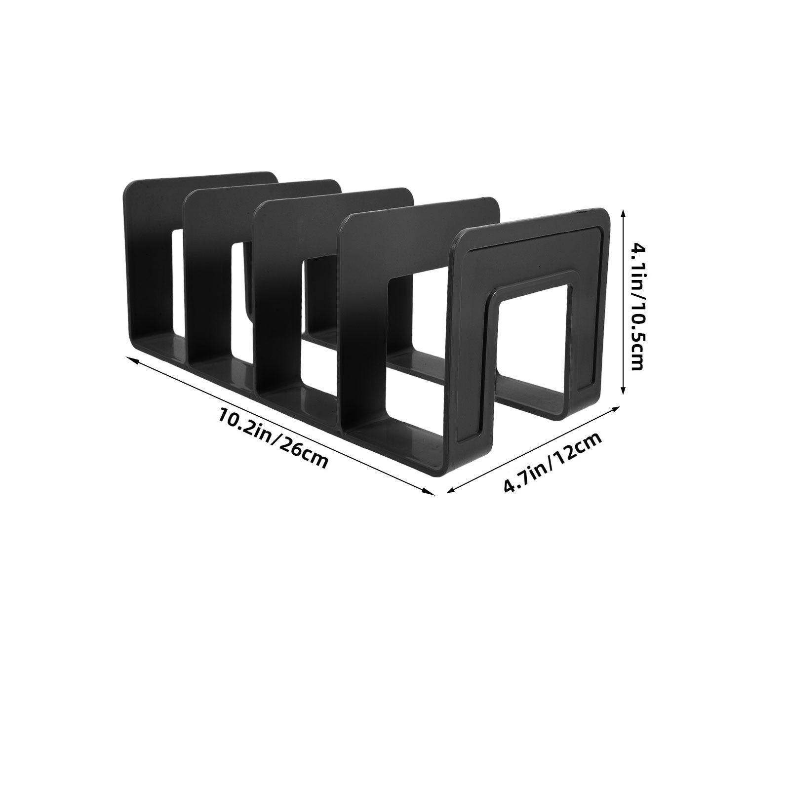 Stable Desktop Book Organizer with Enlarged Dividers Book Support Shelf Holder Vertical File Holder Magazine Storage Binder чёрный
Stable Desktop Book Organizer with Enlarged Dividers Book Support Shelf Holder Vertical File Holder Magazine Storage Binder чёрный