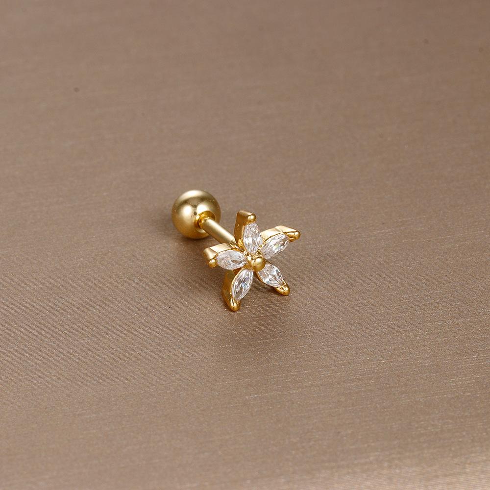 Minimalist Zircon Ball Screw Ear Stud Cartilage Piercing Jewelry for Women Light Luxury
Minimalist Zircon Ball Screw Ear Stud Cartilage Piercing Jewelry for Women Light Luxury
