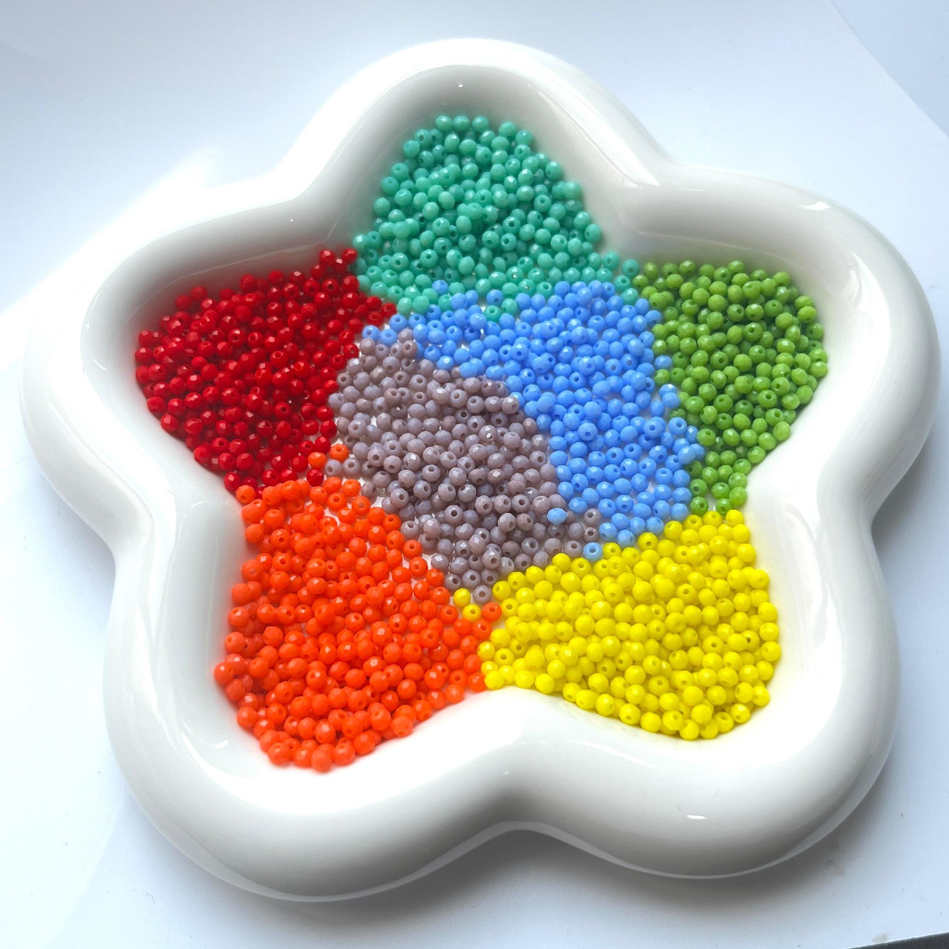 2mm Rainbow Glass Flat Beads for DIY Bracelets, Necklaces & Earrings. 2mm (100 beads per color, total 700)
2mm Rainbow Glass Flat Beads for DIY Bracelets, Necklaces & Earrings. 2mm (100 beads per color, total 700)