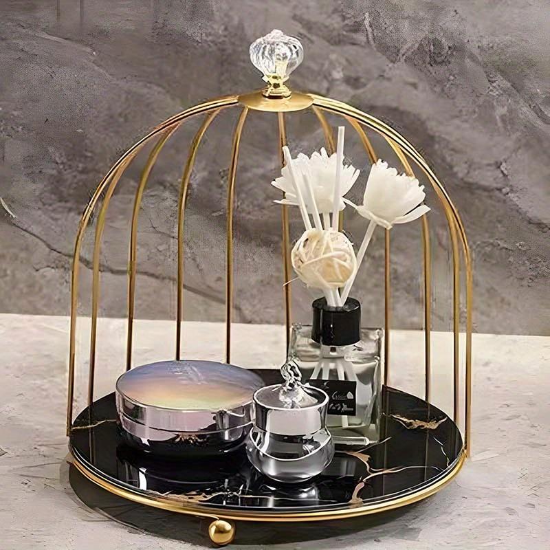1 шт. Стеллаж для хранения косметики Birdcage, настольная полка для хранения, органайзер для туалетной комнаты, органайзер для хранения косметики для домашнего декора
1 шт. Стеллаж для хранения косметики Birdcage, настольная полка для хранения, органайзер для туалетной комнаты, органайзер для хранения косметики для домашнего декора