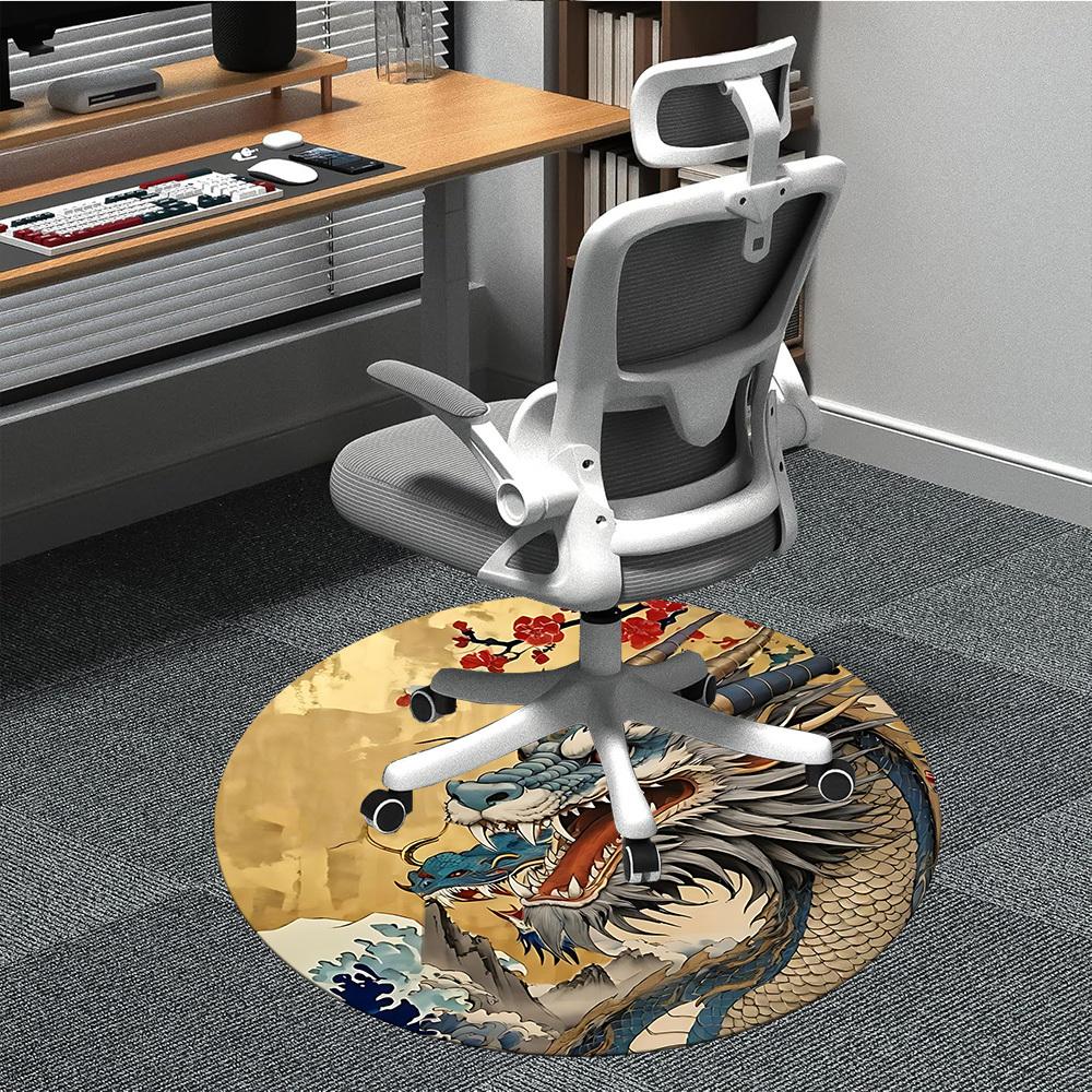 1pc Dragon Waves Office Round Area Rug, Under Office Chairs Bedroom Living Room Home Decor, Room Deco, Available in Various Sizes 240 80cm by 80cm
1pc Dragon Waves Office Round Area Rug, Under Office Chairs Bedroom Living Room Home Decor, Room Deco, Available in Various Sizes 240 80cm by 80cm
