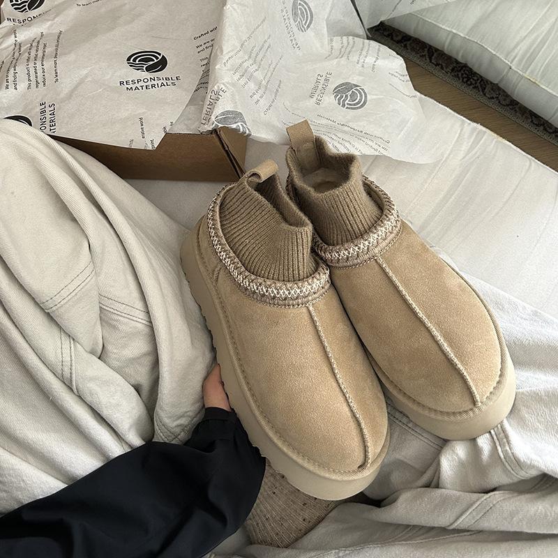 Winter Sangpo ethnic wind socks cover thick bottom heightening velvet outer wear snow boots women 40 пісочний
Winter Sangpo ethnic wind socks cover thick bottom heightening velvet outer wear snow boots women 40 пісочний