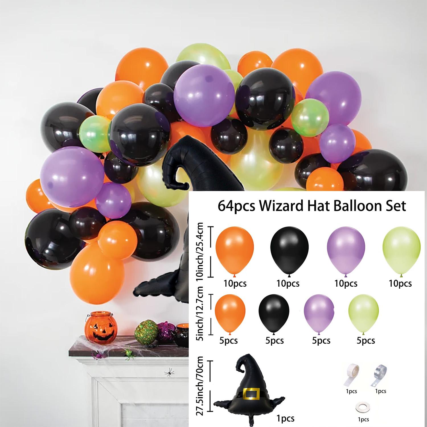 64pcs Halloween Balloon Set Includes An Aluminium Foil Balloon Suitable for Halloween Party Decorations Birthday Celebrations Other
64pcs Halloween Balloon Set Includes An Aluminium Foil Balloon Suitable for Halloween Party Decorations Birthday Celebrations Other