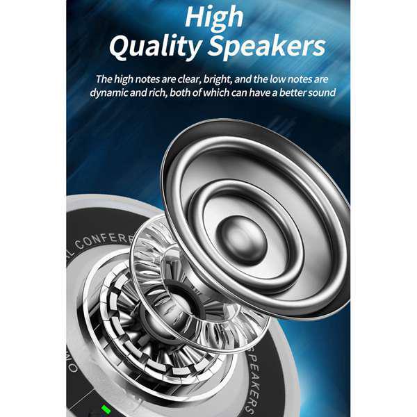 1 Set Wireless Conference Microphone, Color: Black, Material: Plastic & Metal, Bluetooth & Video Compatible. Other
1 Set Wireless Conference Microphone, Color: Black, Material: Plastic & Metal, Bluetooth & Video Compatible. Other