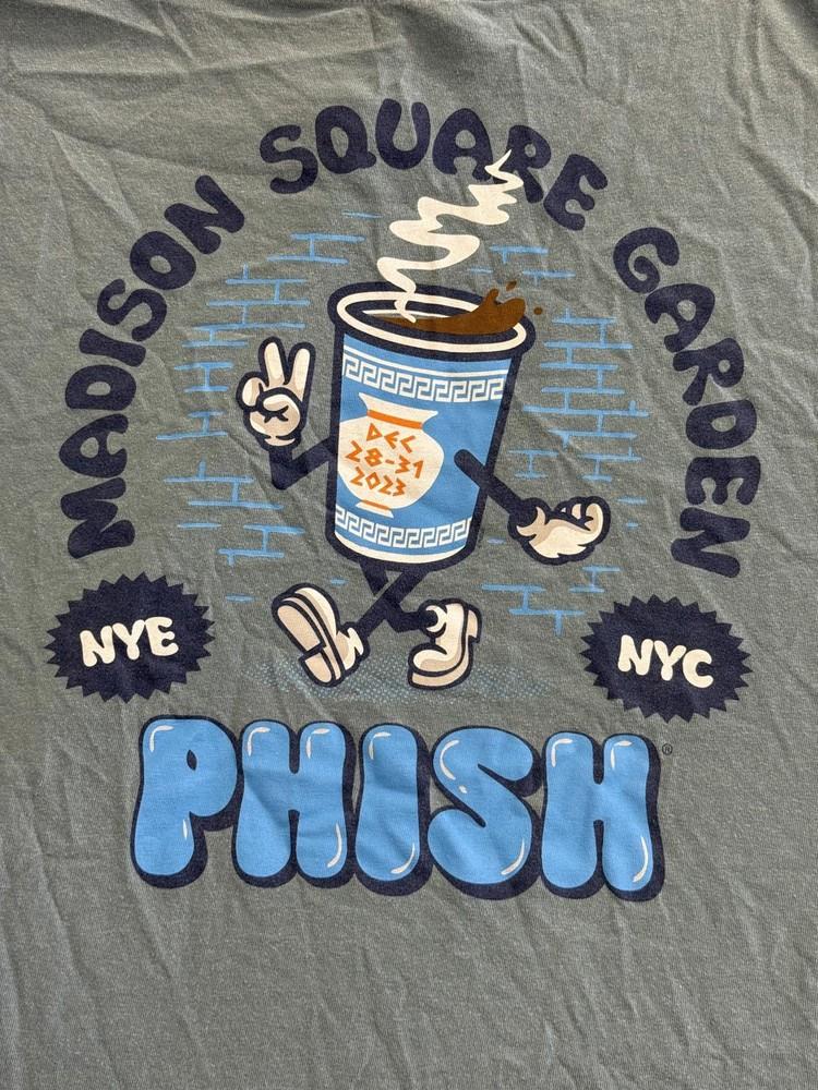 Phish T-shirt Madison Square Garden NYE NYC Coffee 2XL Unisex T-Shirt XXXXL
Phish T-shirt Madison Square Garden NYE NYC Coffee 2XL Unisex T-Shirt XXXXL