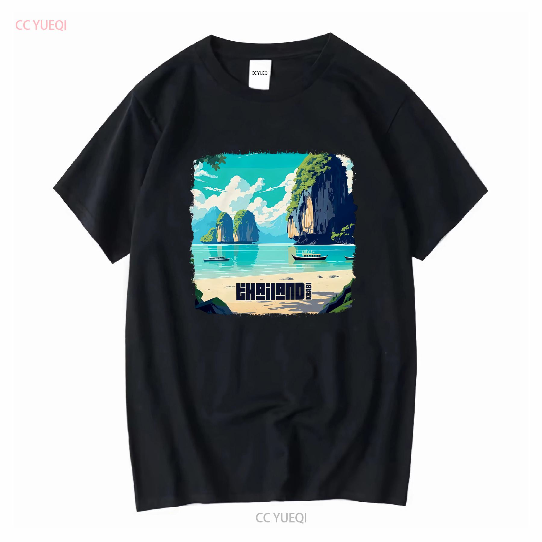 Krabi Thailand Beach Mens T shirt Classic vintage Washed Slightly Top For Everyday Wear designer clothes Comfortable Breathable 4XL
Krabi Thailand Beach Mens T shirt Classic vintage Washed Slightly Top For Everyday Wear designer clothes Comfortable Breathable 4XL