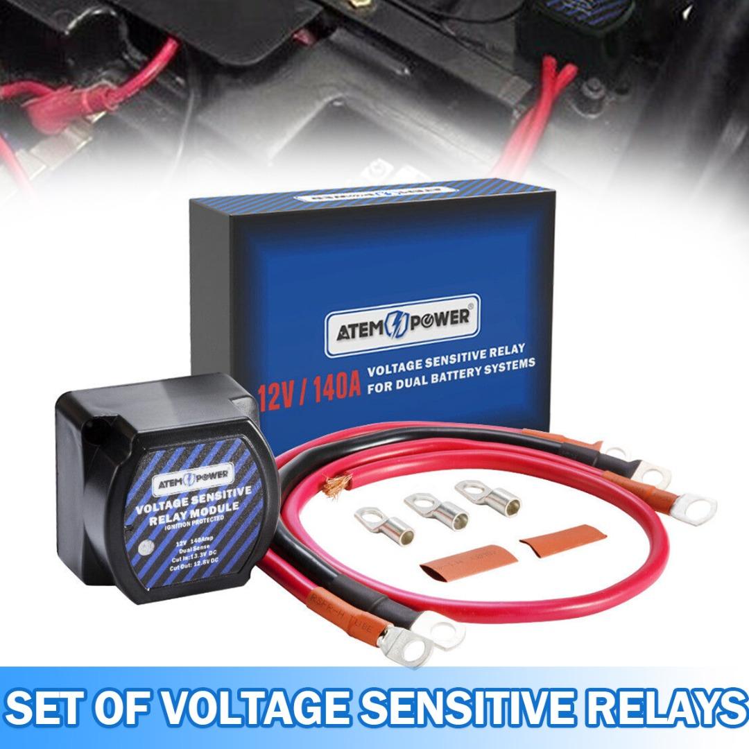Pdtoweb 12V двойной аккумуляторный изолятор системы 140AMP релейный переключатель, чувствительный к напряжению VSR
Pdtoweb 12V двойной аккумуляторный изолятор системы 140AMP релейный переключатель, чувствительный к напряжению VSR