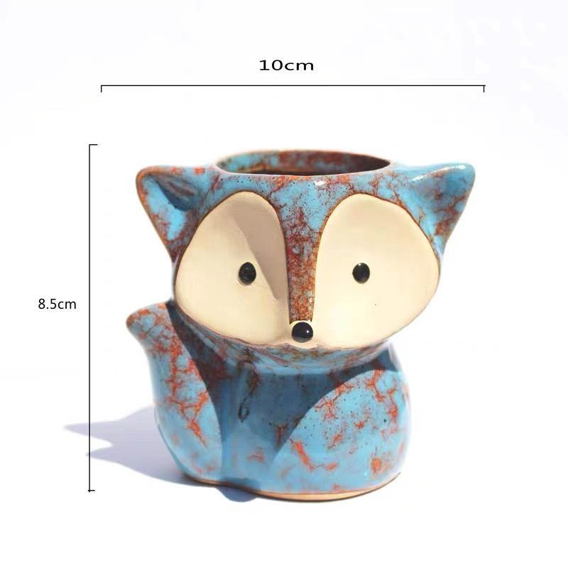 Керамический горшок для суккулентов с лисой, микро-милый мини-бонсай, маленькие цветочные горшки, мультяшный кашпо, домашний декор для сада, орнамент
Керамический горшок для суккулентов с лисой, микро-милый мини-бонсай, маленькие цветочные горшки, мультяшный кашпо, домашний декор для сада, орнамент