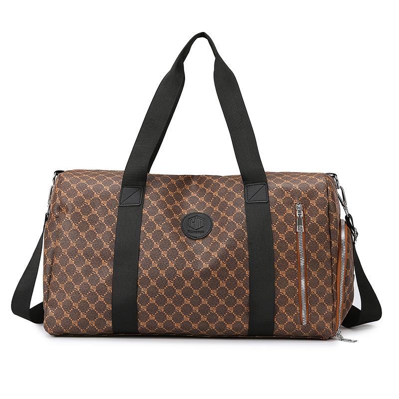 Men s and Women s Same Short-distance Rhombus Travel Bag Luggage Bag Business Trip Oblique Span Old Flower Business Bag Multi-function темно-коричневого кольору
Men s and Women s Same Short-distance Rhombus Travel Bag Luggage Bag Business Trip Oblique Span Old Flower Business Bag Multi-function темно-коричневого кольору