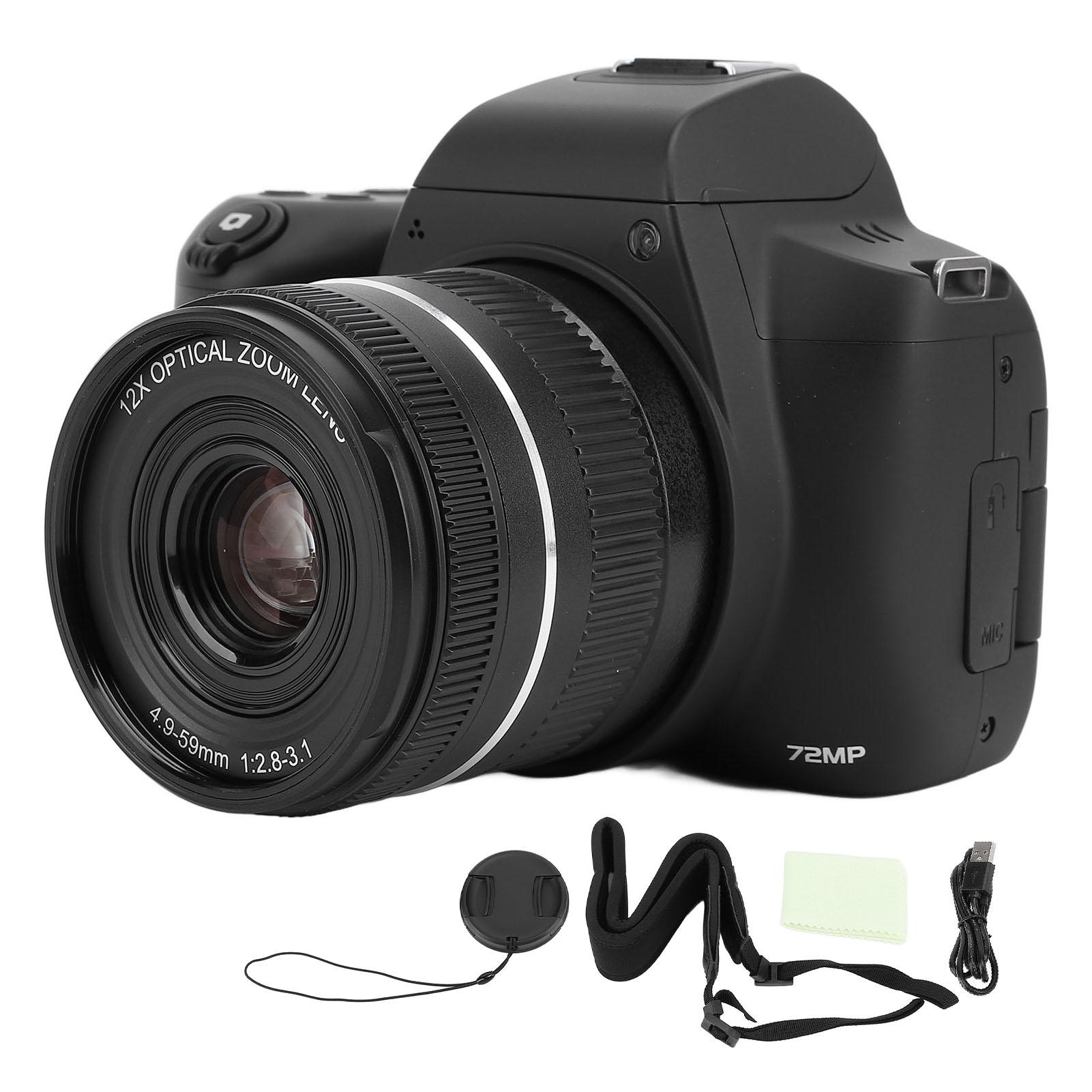 4K Digital Camera for Photography 72MP HD 12x Digital Zoom Autofocus Micro SLR Camera with
4K Digital Camera for Photography 72MP HD 12x Digital Zoom Autofocus Micro SLR Camera with