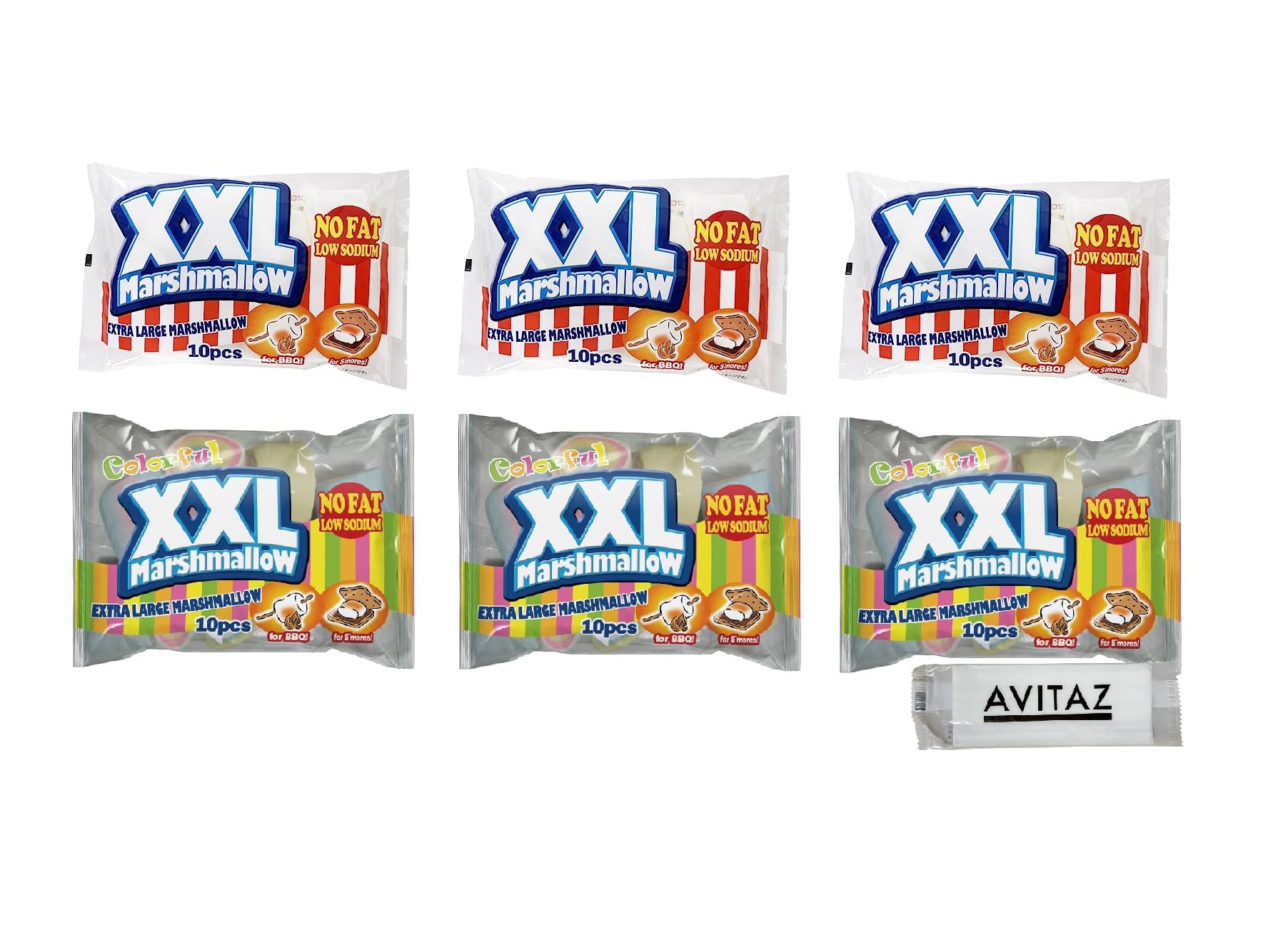 XXL Гигантские маршмеллоу 10 штук каждого из 2 видов x всего 3 6 пакетов Ассорти набор пакет, пакеты,
XXL Гигантские маршмеллоу 10 штук каждого из 2 видов x всего 3 6 пакетов Ассорти набор пакет, пакеты,