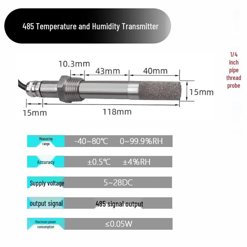LX1485-06 Temperature and Humidity Sensor Transmitter
LX1485-06 Temperature and Humidity Sensor Transmitter