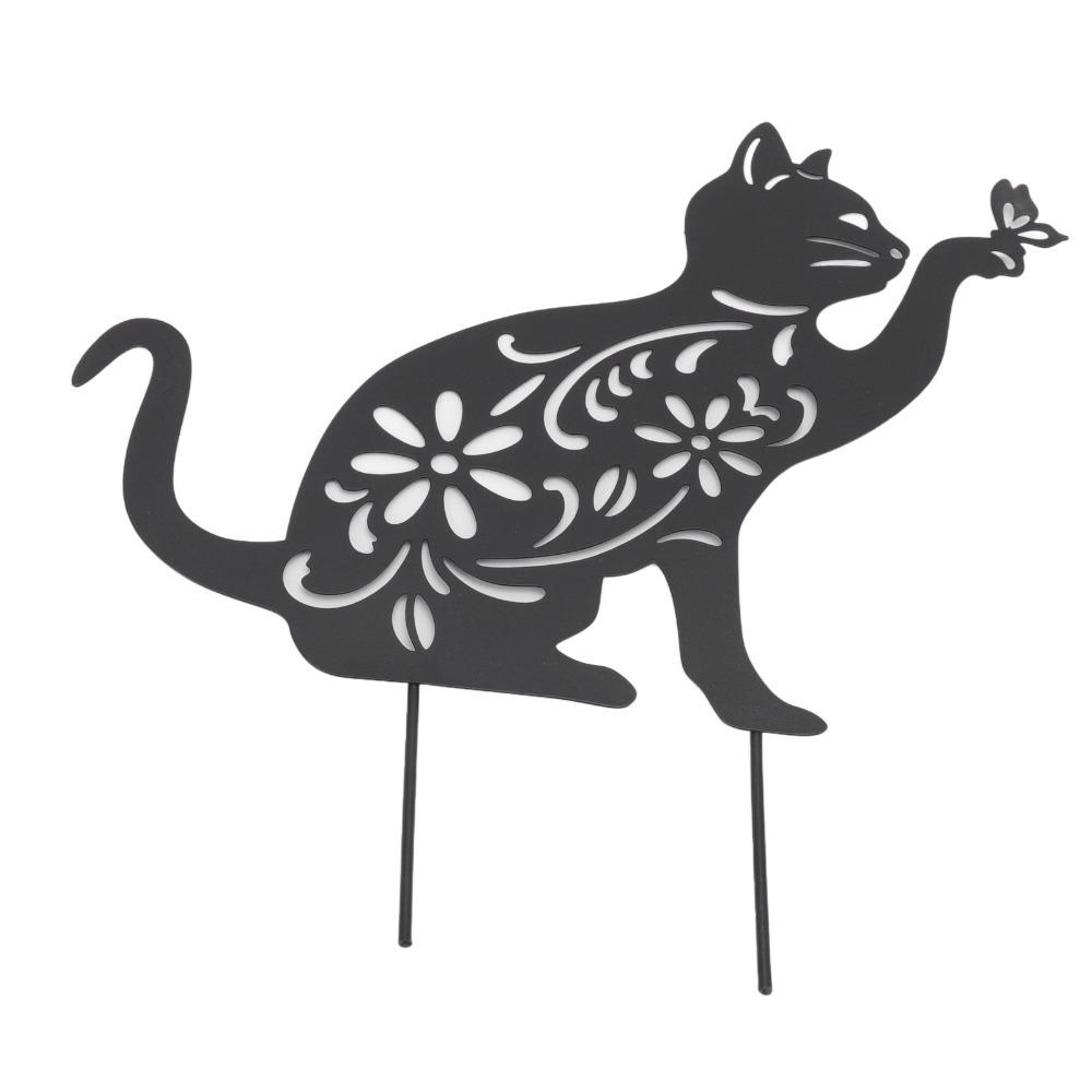 Hollow Design Black Cat Statue Metal Garden Cat Decor Metal Cat Silhouette Home Decor
Hollow Design Black Cat Statue Metal Garden Cat Decor Metal Cat Silhouette Home Decor