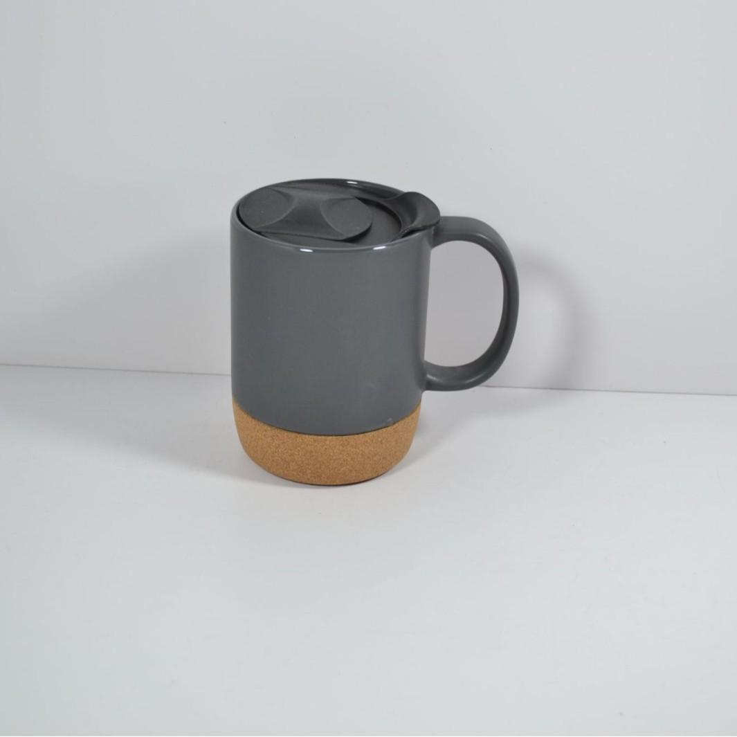 Cork Bottom Ceramic Cup Matte With Plastic Lid Popular Simple Solid Color Feng Shui Cup 301-400ml сірий колір
Cork Bottom Ceramic Cup Matte With Plastic Lid Popular Simple Solid Color Feng Shui Cup 301-400ml сірий колір