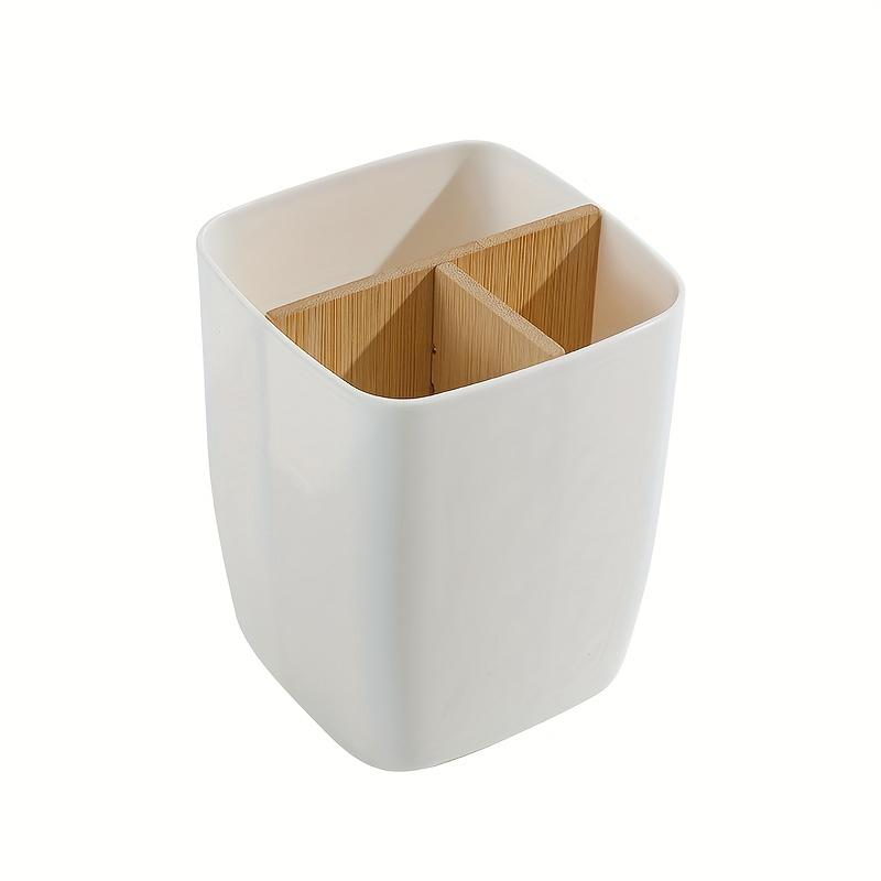 3/4-grid bamboo desk organizer, multi-use for stationery, makeup, jewelry and sundries storage. 3 Slots
3/4-grid bamboo desk organizer, multi-use for stationery, makeup, jewelry and sundries storage. 3 Slots