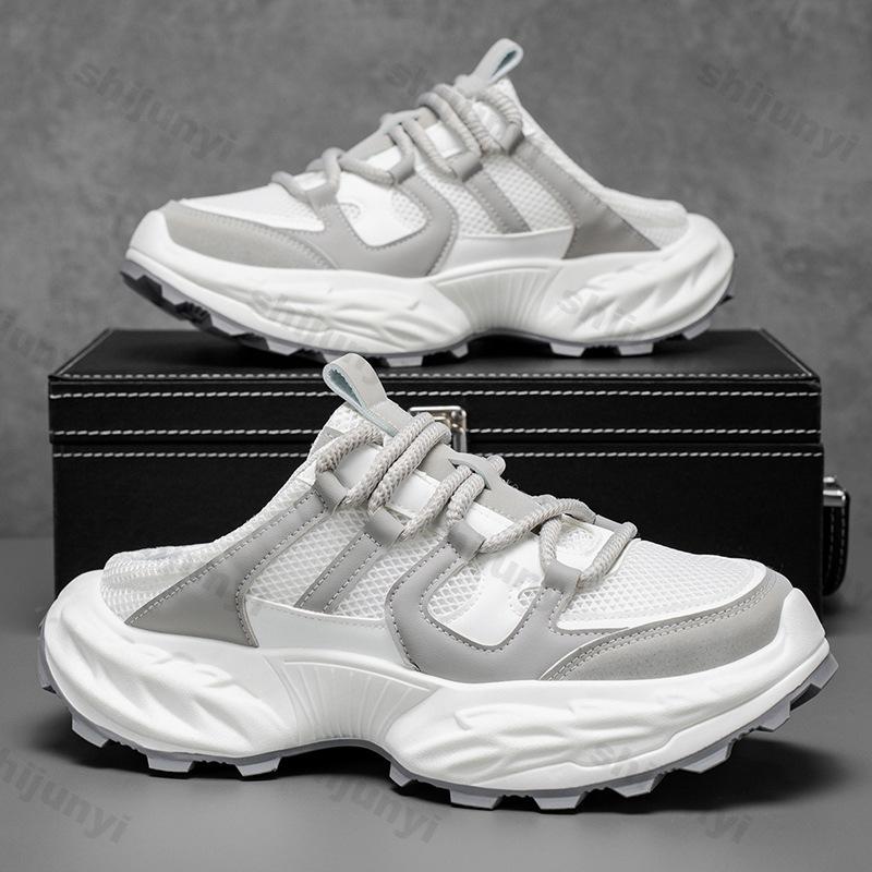 2026 Summer New Men s Fashi Trend Casual Shoes Meah Breathable Versatile Sport Thick Sole Slippers Comfortable Chunky sneakers 44 сірий колір
2026 Summer New Men s Fashi Trend Casual Shoes Meah Breathable Versatile Sport Thick Sole Slippers Comfortable Chunky sneakers 44 сірий колір