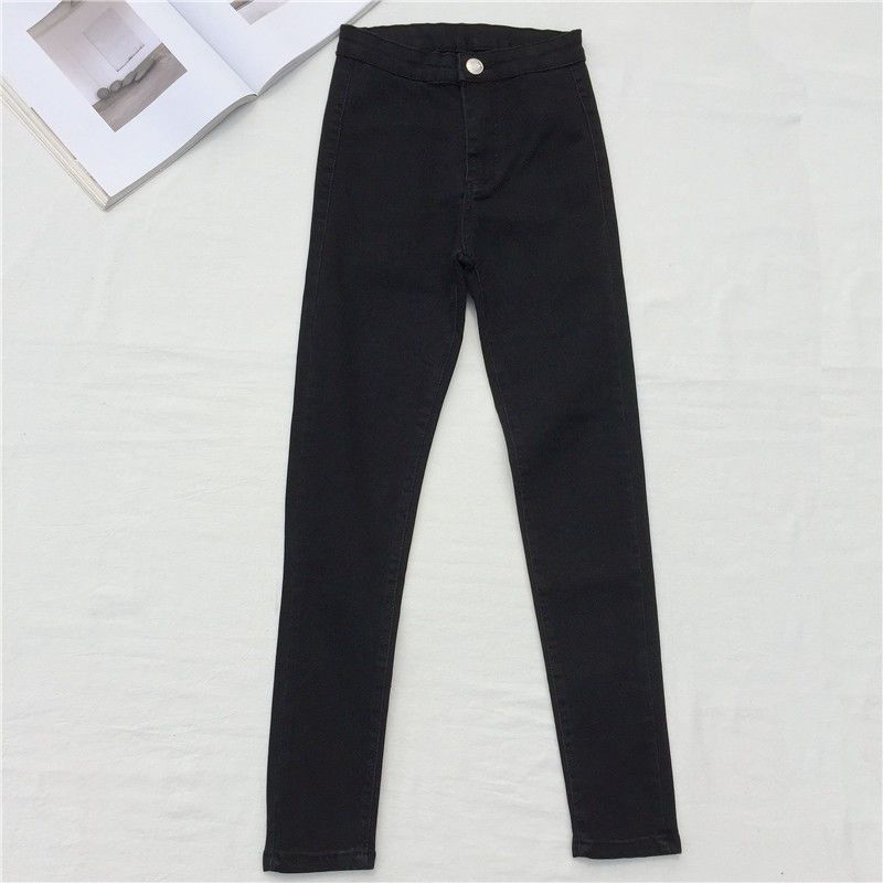 Fashion Style Elastic Hip High Waist Slim Jeans Black EUR28
Fashion Style Elastic Hip High Waist Slim Jeans Black EUR28