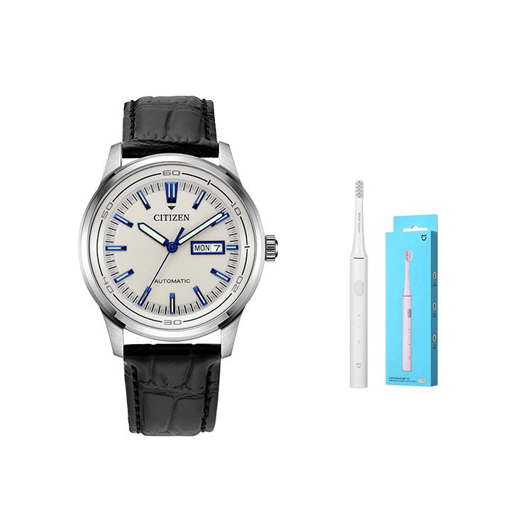 CITIZEN Classic Mechanical Movement Cow Leather Strap Watch Unisex White Dial NH8400-10A White
CITIZEN Classic Mechanical Movement Cow Leather Strap Watch Unisex White Dial NH8400-10A White
