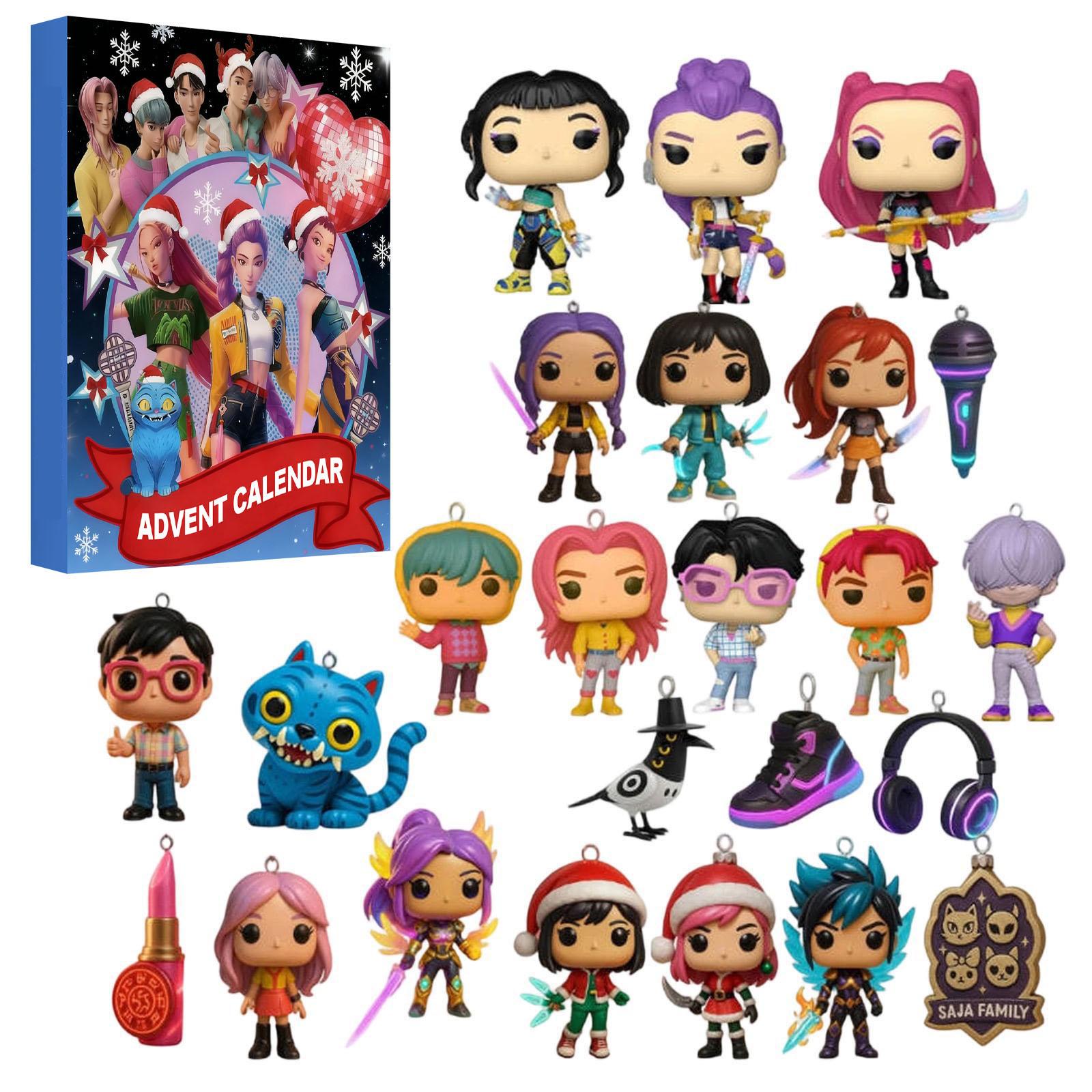 Коробка-сюрприз с 3D куклами, 24 куклы ждут, чтобы вы их распаковали, Рождественский сюрприз для друзей и детей One Size
Коробка-сюрприз с 3D куклами, 24 куклы ждут, чтобы вы их распаковали, Рождественский сюрприз для друзей и детей One Size