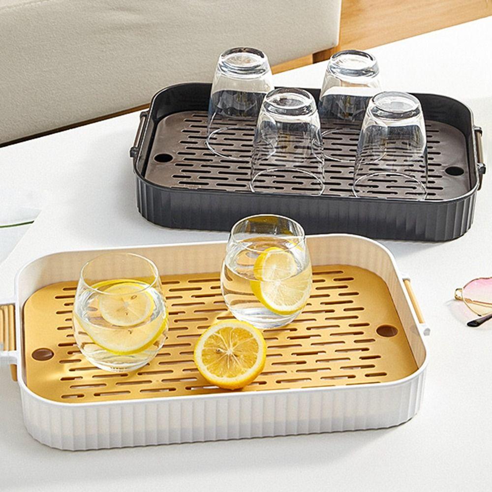 Plastic Vegetable Water Drain Racks Rectangle Cup Storage Tray Double Layer Drainer Tray Home
Plastic Vegetable Water Drain Racks Rectangle Cup Storage Tray Double Layer Drainer Tray Home