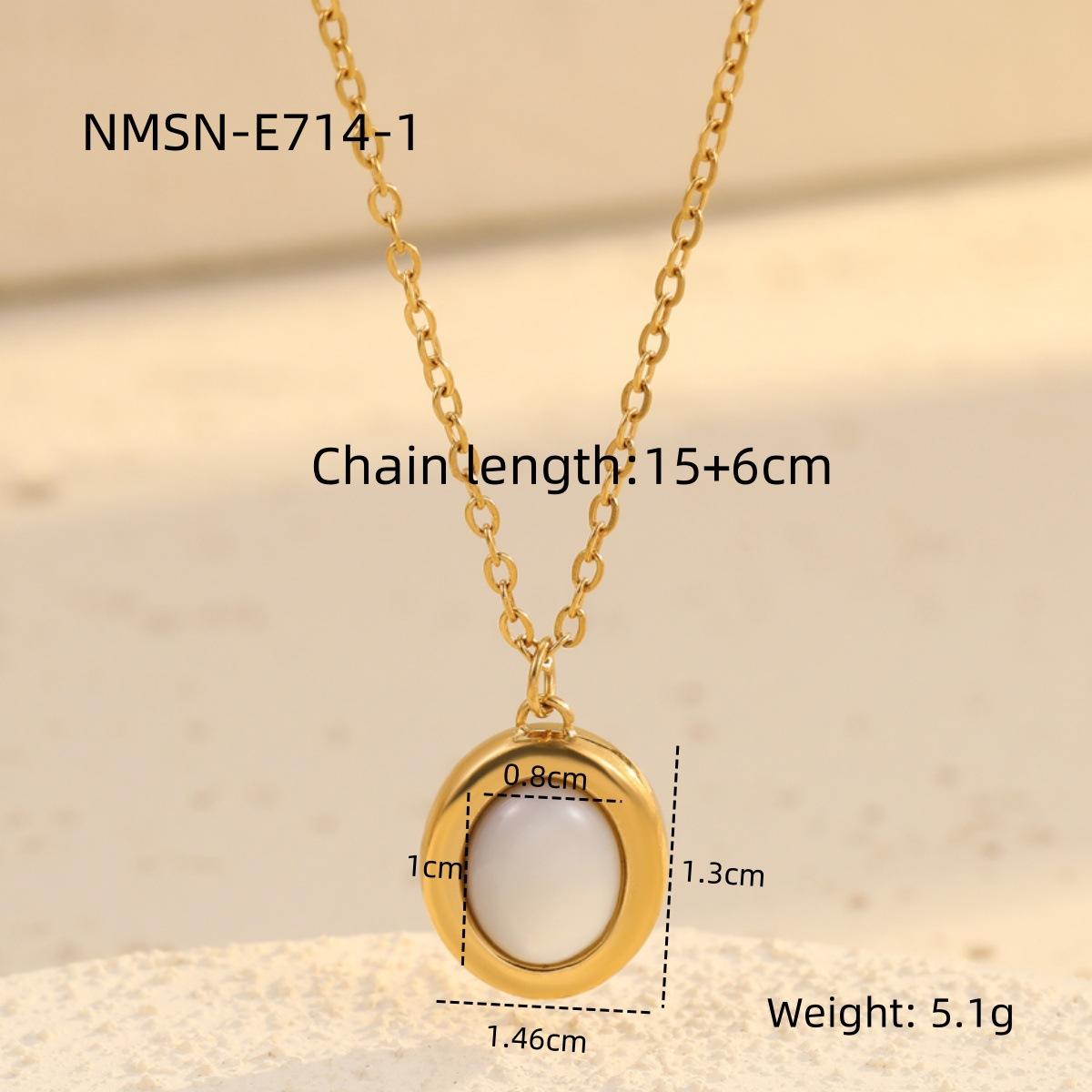 European and American High-End Stainless Steel Oval Natural White Shell Design Niche Titanium Steel Bracelet Necklace Set 18K
European and American High-End Stainless Steel Oval Natural White Shell Design Niche Titanium Steel Bracelet Necklace Set 18K