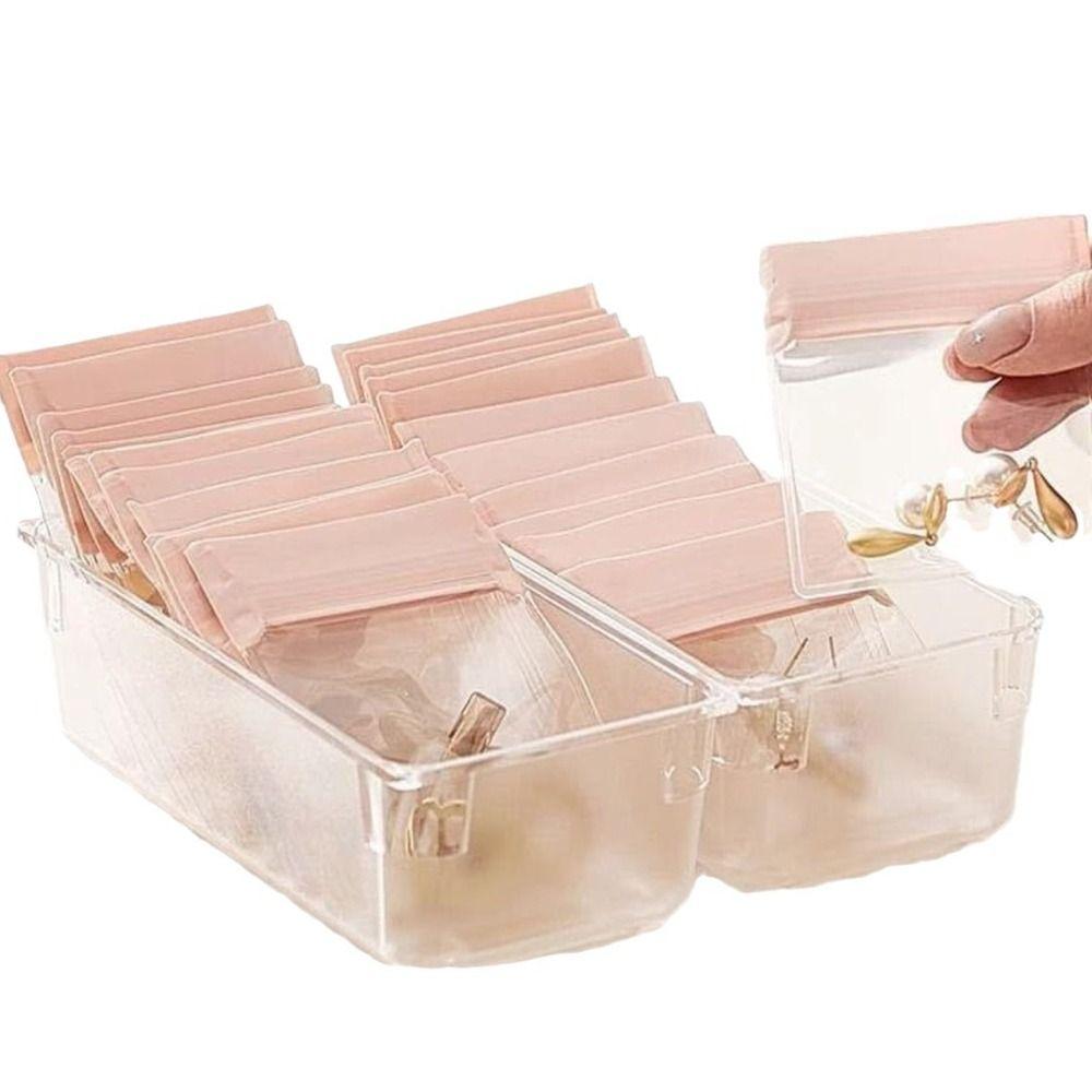 20Pcs Transparent Jewelry Package Bags EVA Small Earrings Bracelet Storage Pouch For Home 7*8cm рожевий
20Pcs Transparent Jewelry Package Bags EVA Small Earrings Bracelet Storage Pouch For Home 7*8cm рожевий