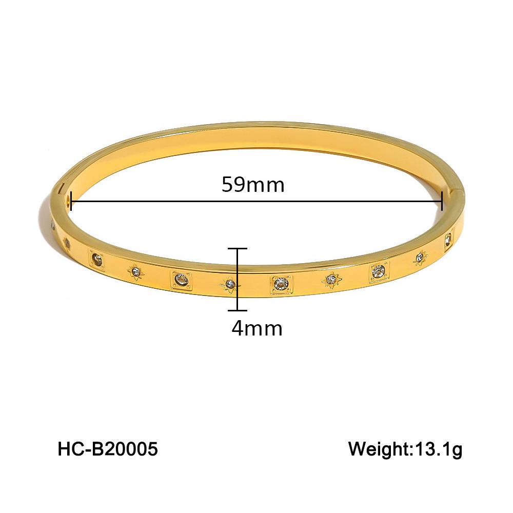 Винтажный браслет из циркония и титановой стали с бриллиантовыми акцентами для женщин
Винтажный браслет из циркония и титановой стали с бриллиантовыми акцентами для женщин