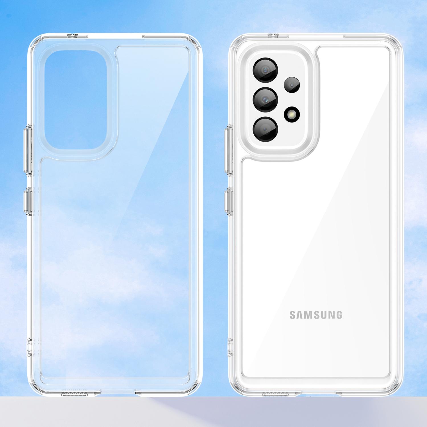For Samsung Galaxy A53 5G Case TPU+Acrylic Transparent Phone Cover (Big Rear Lens Hole) A
For Samsung Galaxy A53 5G Case TPU+Acrylic Transparent Phone Cover (Big Rear Lens Hole) A