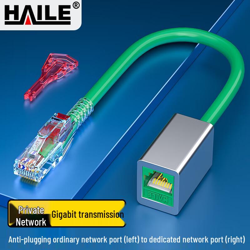 HAILE Cat6 RJ45 Ethernet Converter Cable
HAILE Cat6 RJ45 Ethernet Converter Cable