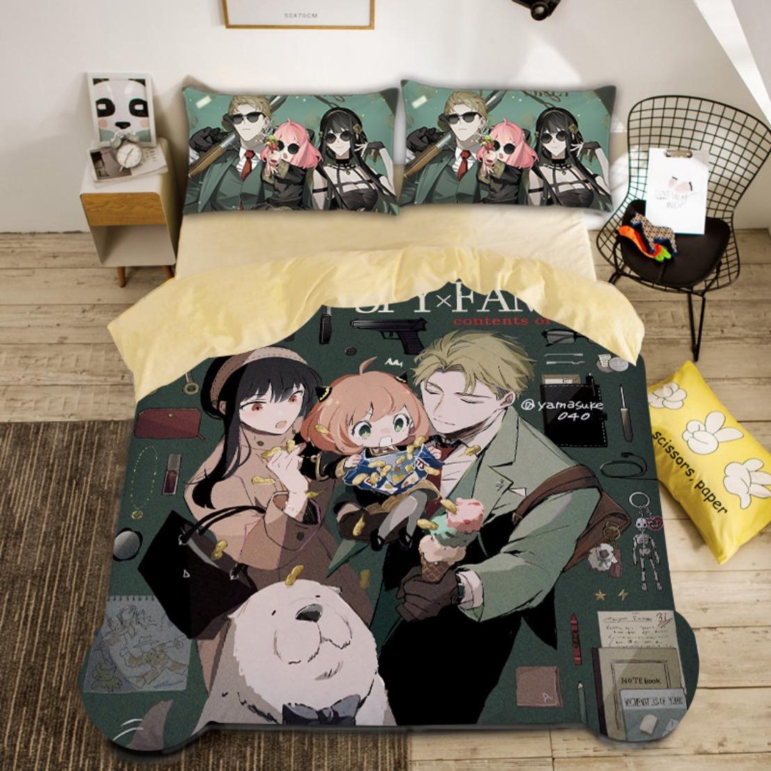 Spy x Family Anya Duvet Cover Anime Bedding Set Twin Queen Size Quilt Cover With Pillowcase For Boys Girls 135x200cm 2pcs
Spy x Family Anya Duvet Cover Anime Bedding Set Twin Queen Size Quilt Cover With Pillowcase For Boys Girls 135x200cm 2pcs