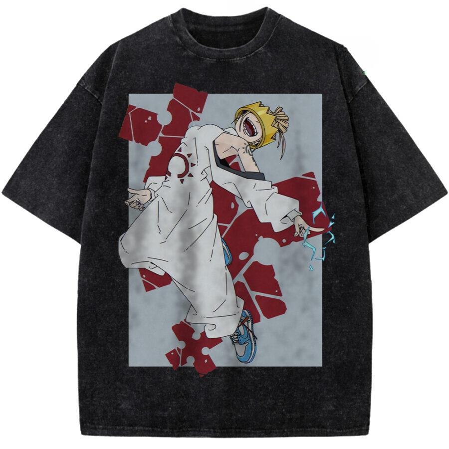 Hot Anime Fire Force Haumea Print T-shirt Men Women Short Sleeve Clothing Cotton Tshirt Retro Washed T Shirt Male Manga Tops S чёрный
Hot Anime Fire Force Haumea Print T-shirt Men Women Short Sleeve Clothing Cotton Tshirt Retro Washed T Shirt Male Manga Tops S чёрный