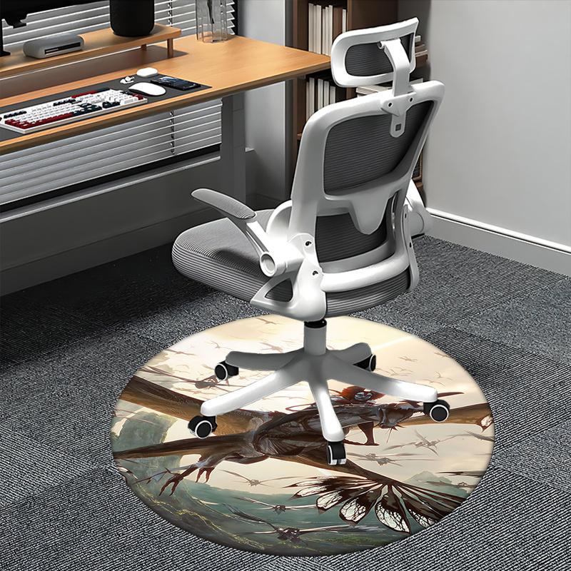 Fantasy Dragon Chair Mat Round Carpet for Home Decor, Office, Living Room, Bedroom Gift0158b 80cm by 80cm
Fantasy Dragon Chair Mat Round Carpet for Home Decor, Office, Living Room, Bedroom Gift0158b 80cm by 80cm
