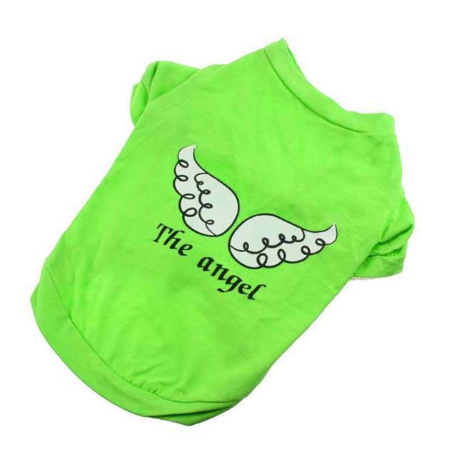 New Fashion Dog Pet Spring Summer The Angel Vest Sleeveless T-Shirts Clothes
New Fashion Dog Pet Spring Summer The Angel Vest Sleeveless T-Shirts Clothes
