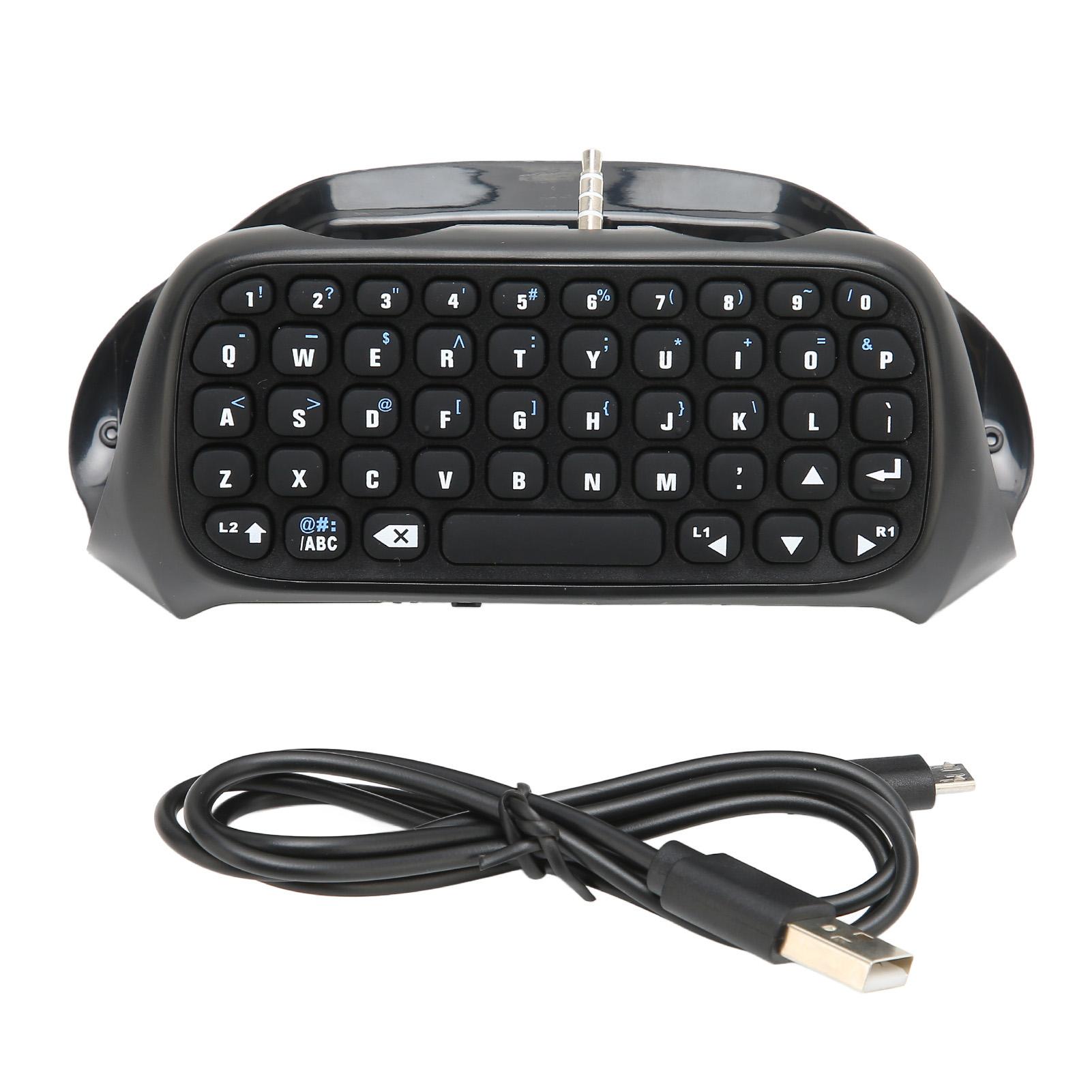 Wireless Mini Bluetooth Keyboard DC 5V Stable Portable Gamepad Message Keyboard for PS4 Controller
Wireless Mini Bluetooth Keyboard DC 5V Stable Portable Gamepad Message Keyboard for PS4 Controller