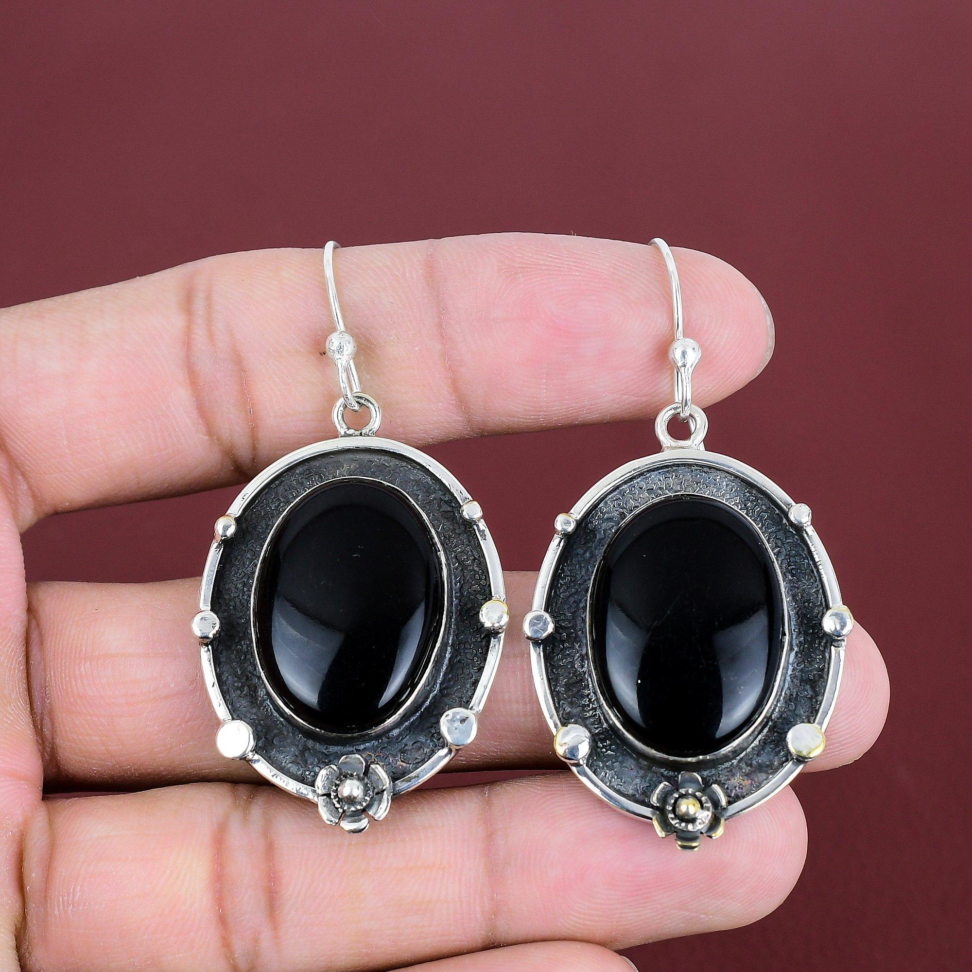 Black Onyx Earrings Natural Gemstone Earrings Handmade Jewelry 925 Sterling Silver Earring Dainty Earring Designer Jewelry Anniversary Gifts
Black Onyx Earrings Natural Gemstone Earrings Handmade Jewelry 925 Sterling Silver Earring Dainty Earring Designer Jewelry Anniversary Gifts