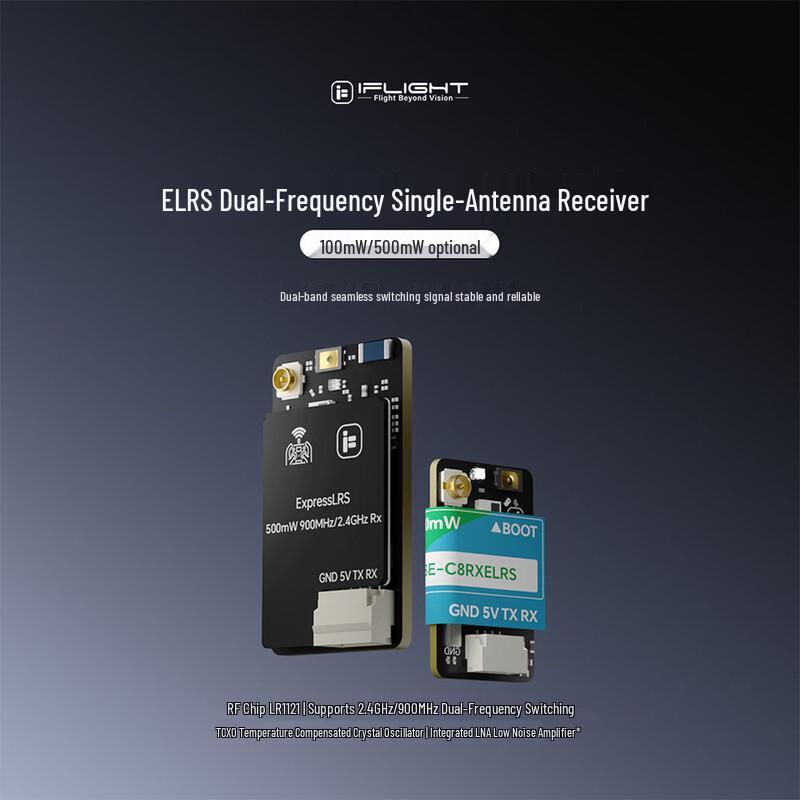 IFLIGHT Dual-Band ELRS FPV Receiver (CN version)
IFLIGHT Dual-Band ELRS FPV Receiver (CN version)