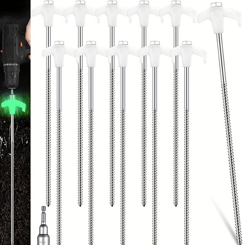 Glow-in-the-Dark Tent Stake Set, Outdoor Camping Accessories, Non-Slip Twist-In Tent Pegs with Glow Heads for Tents, Canopies 1PC белый
Glow-in-the-Dark Tent Stake Set, Outdoor Camping Accessories, Non-Slip Twist-In Tent Pegs with Glow Heads for Tents, Canopies 1PC белый