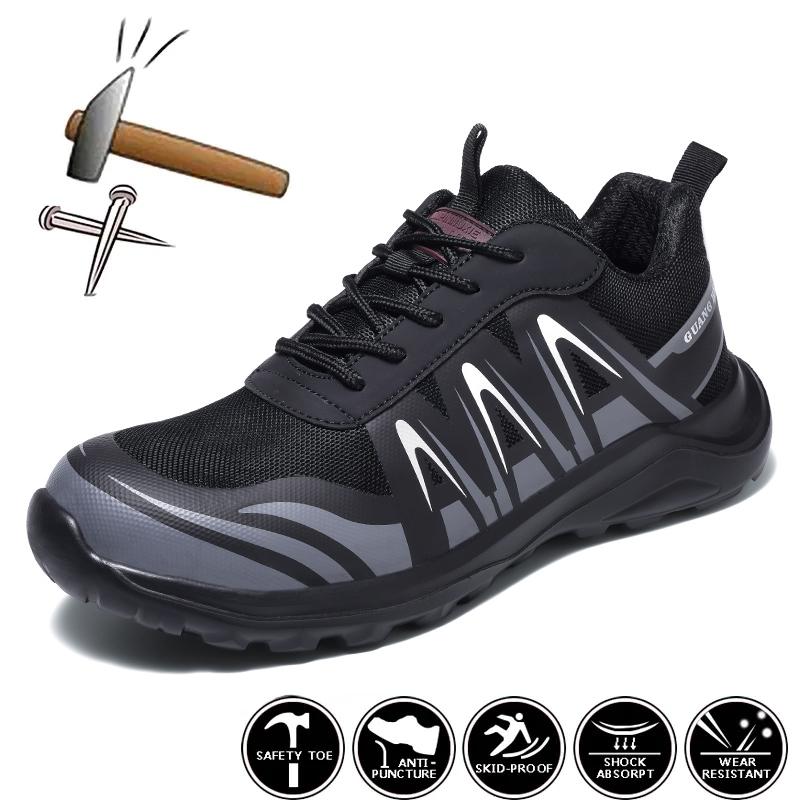 High Quality Safety Shoes Men Work Shoes Work Safety Boots Anti Smash Anti-puncture Work Boots Indestructible Construction Shoes 36
High Quality Safety Shoes Men Work Shoes Work Safety Boots Anti Smash Anti-puncture Work Boots Indestructible Construction Shoes 36