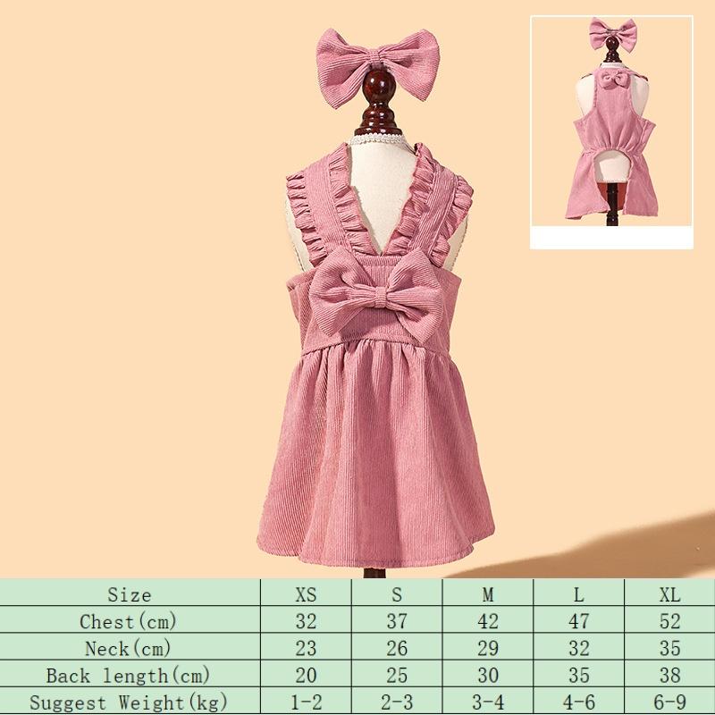 Милый свежий комплект платья на бретелях с бантом, одежда для собак, юбка для маленькой собаки, вельветовый красивый наряд, одежда для собаки бишон тедди XL розовый
Милый свежий комплект платья на бретелях с бантом, одежда для собак, юбка для маленькой собаки, вельветовый красивый наряд, одежда для собаки бишон тедди XL розовый