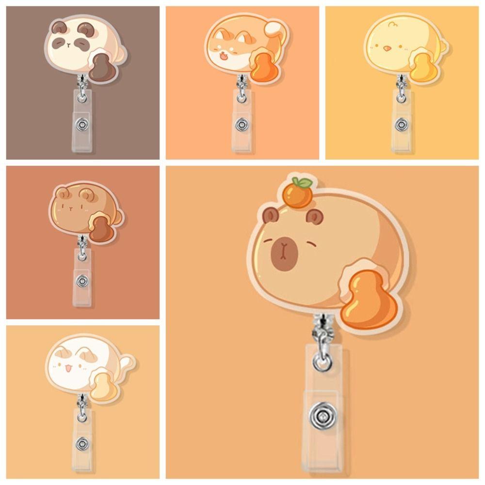 Dumplings Dumplings Animals Badge Reel Animal Style Cute Bunny ID Holder Students style 3
Dumplings Dumplings Animals Badge Reel Animal Style Cute Bunny ID Holder Students style 3
