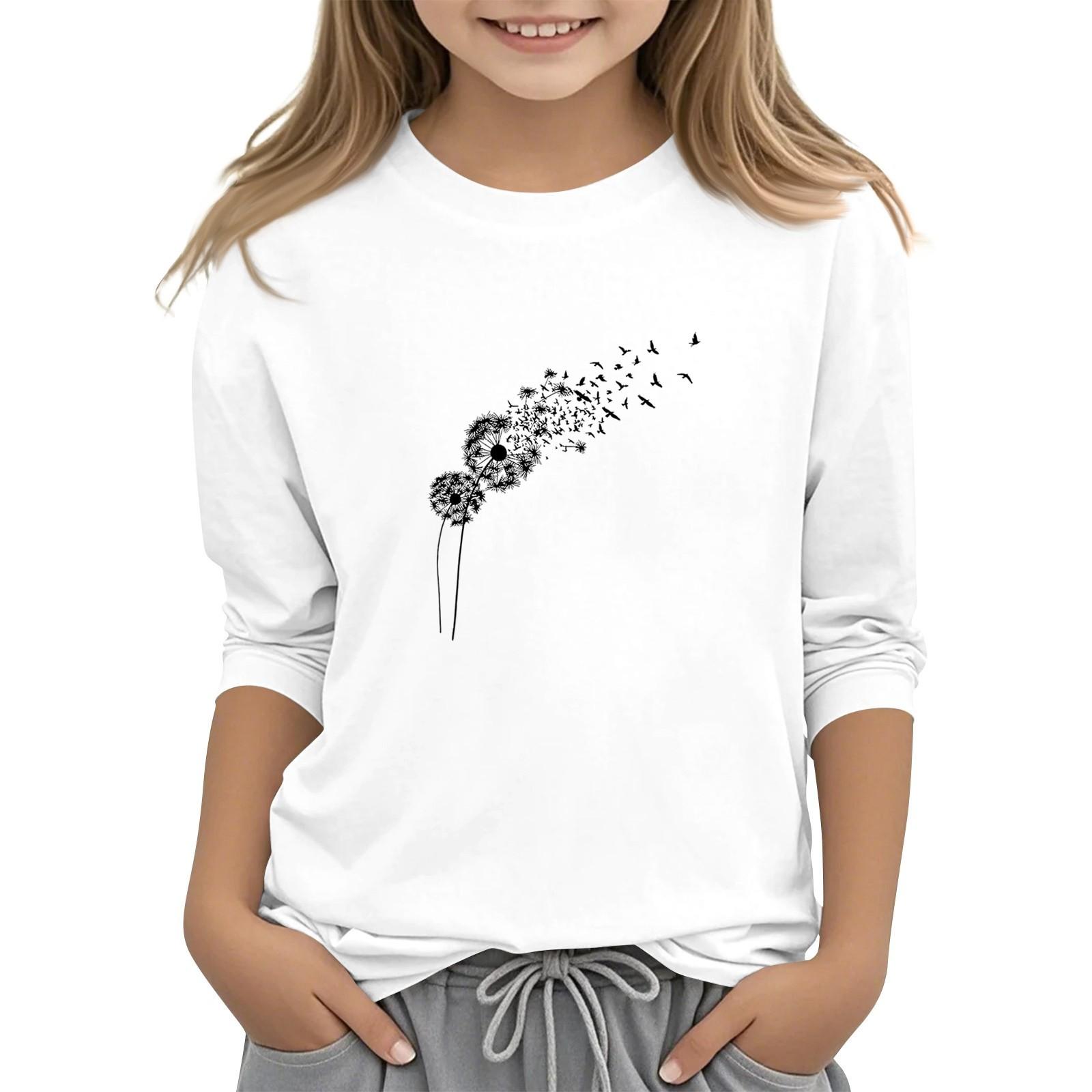 Детский топ с рукавом 3/4, круглым вырезом, повседневный, с принтом 160 белый
Детский топ с рукавом 3/4, круглым вырезом, повседневный, с принтом 160 белый