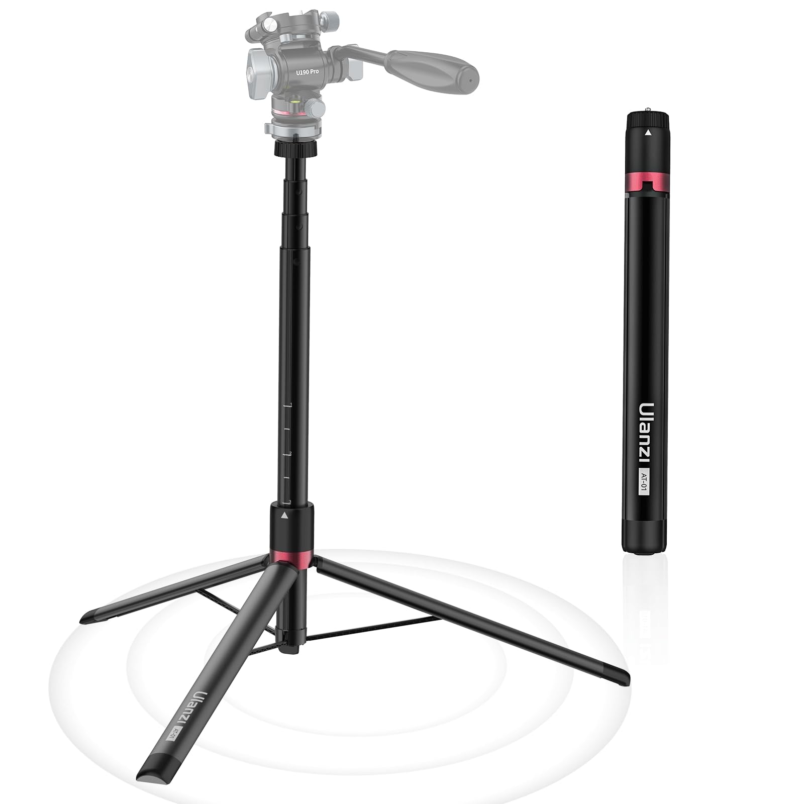Ulanzi Tripod Camera All Metal Multifunctional Tripod Stand Total Height 152cm 4 Levels of Height Adjustment Equipped with and Screws Camera Tripod
Ulanzi Tripod Camera All Metal Multifunctional Tripod Stand Total Height 152cm 4 Levels of Height Adjustment Equipped with and Screws Camera Tripod