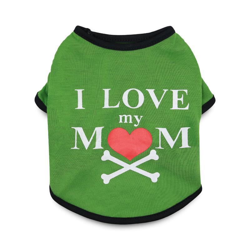 I Love Mommy Pet T-shirt for Small Dogs and Cats - Teddy Clothes XS зелений
I Love Mommy Pet T-shirt for Small Dogs and Cats - Teddy Clothes XS зелений