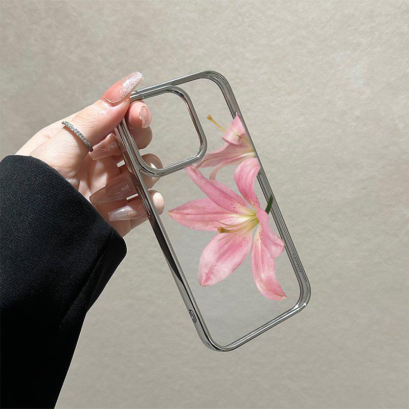 Crystal Clear Pink Morning Glory Phone Case for Apple 17/16/15/13 Pro Max, 12/11 Apple 14 Plus
Crystal Clear Pink Morning Glory Phone Case for Apple 17/16/15/13 Pro Max, 12/11 Apple 14 Plus