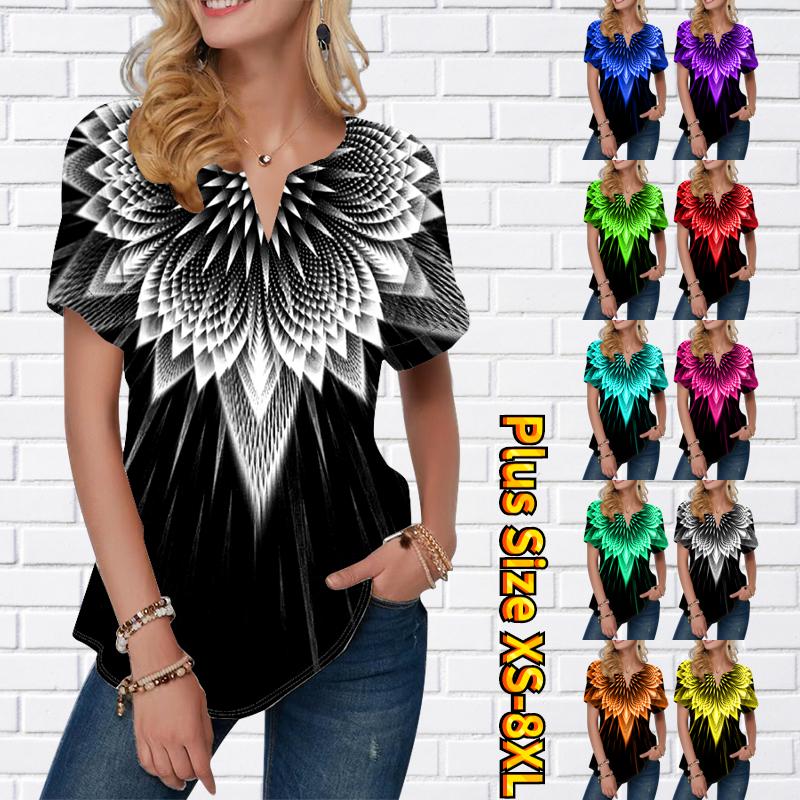 Женская летняя футболка с принтом светового луча, футболки с короткими рукавами, повседневные топы, маленький v-образный вырез, короткие рукава
Женская летняя футболка с принтом светового луча, футболки с короткими рукавами, повседневные топы, маленький v-образный вырез, короткие рукава