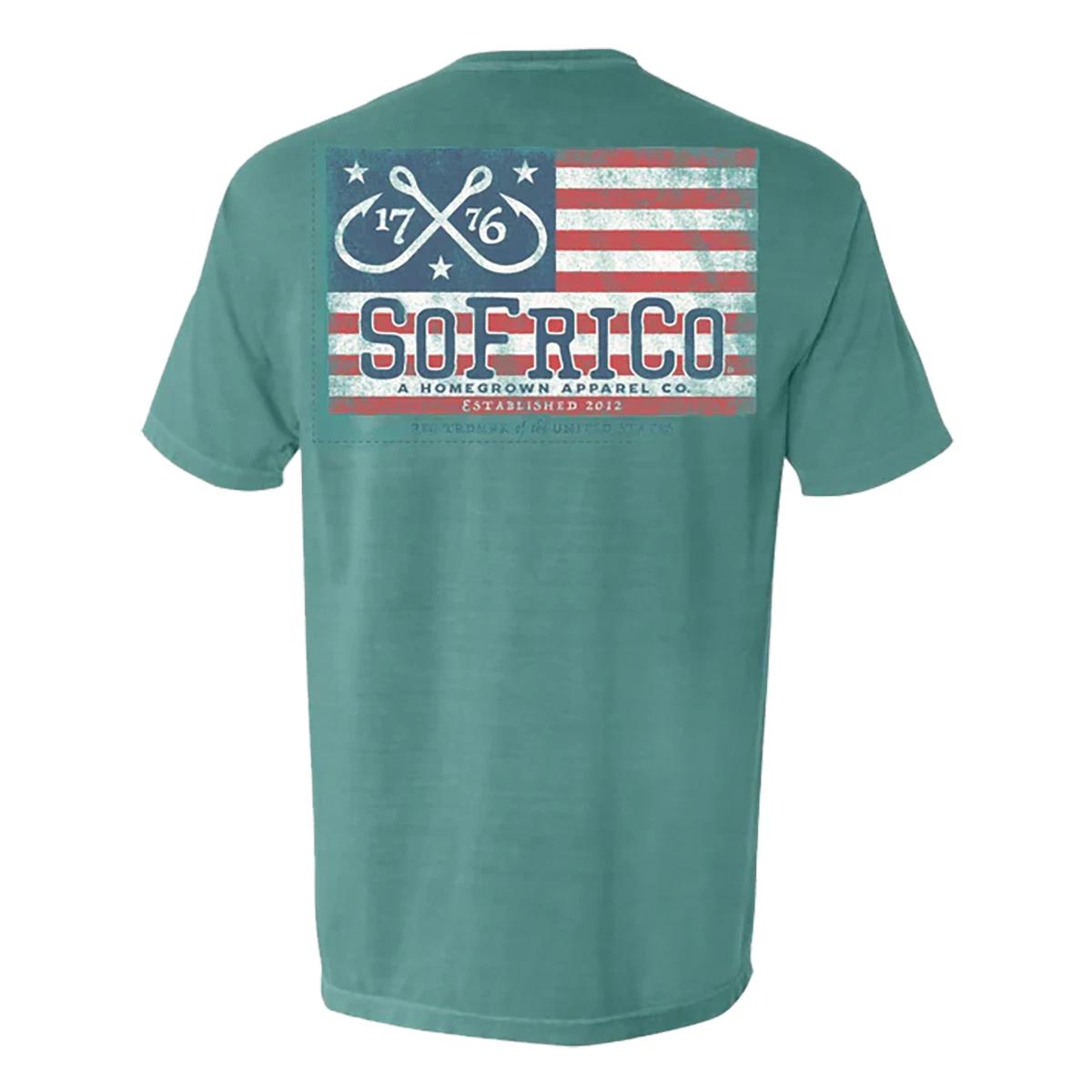 Southern Fried Cotton Hooks and Stripes Forever American Flag Short Sleeve M
Southern Fried Cotton Hooks and Stripes Forever American Flag Short Sleeve M