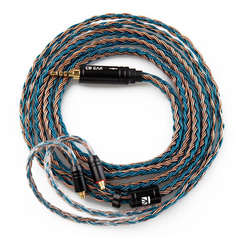 KBEAR Kuibao ST-16 16-жильный симметричный провод QDC4.4/2.5 для модернизации монокристаллического медного и серебряного покрытия 5N.
KBEAR Kuibao ST-16 16-жильный симметричный провод QDC4.4/2.5 для модернизации монокристаллического медного и серебряного покрытия 5N.