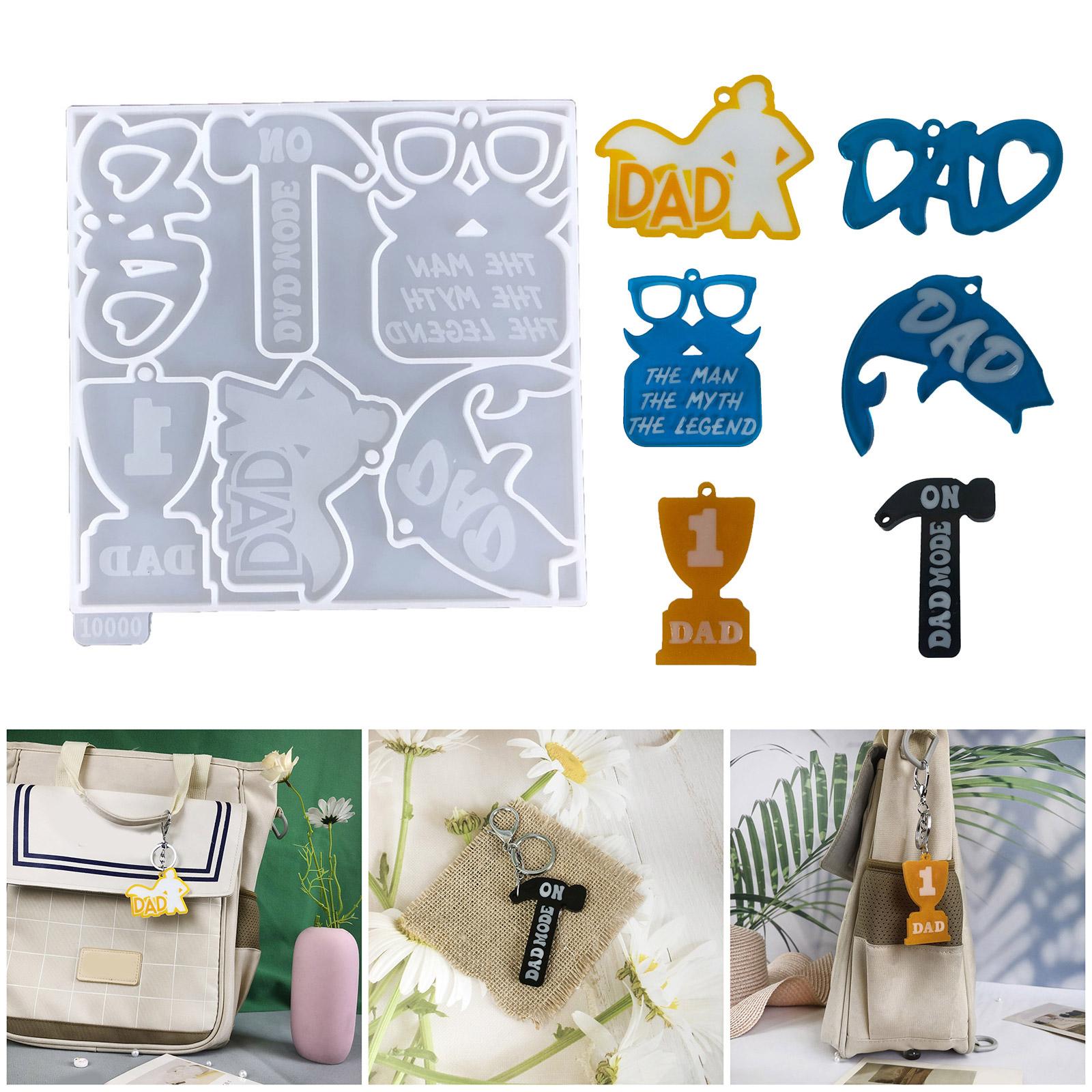 Подвеска для ключей, форма из смолы, подарок на день отца, силиконовая форма для папы, изготовление ювелирных изделий своими руками для энтузиастов
Подвеска для ключей, форма из смолы, подарок на день отца, силиконовая форма для папы, изготовление ювелирных изделий своими руками для энтузиастов